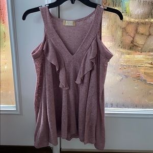 Altar’d State Cold Shoulder Long sleeve blouse